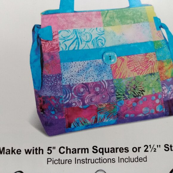 Quilted Purse Sewing Pattern Hamptons Handbag by Pink Sand Beach Designs - Picture 3 of 8